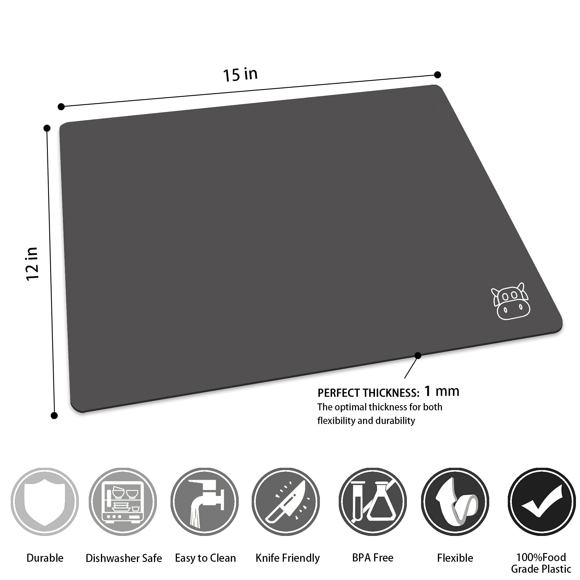 ZVP gradient gray mid board ideal for fruits and vegetables