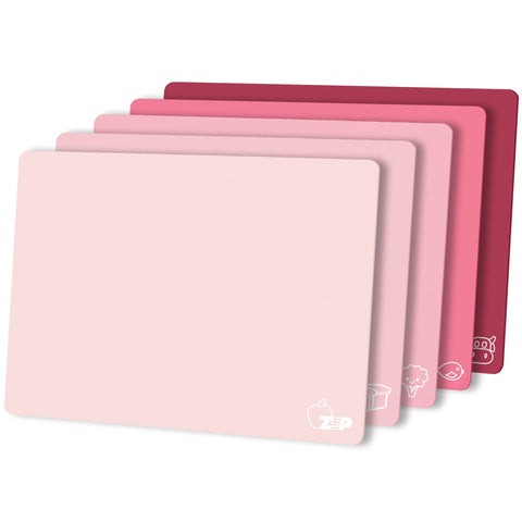 ZVP gradient pink cutting boards set of five for organized prep