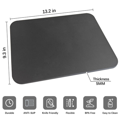 ZVP thick TPU cutting board made from BPA-free material for safe daily use.