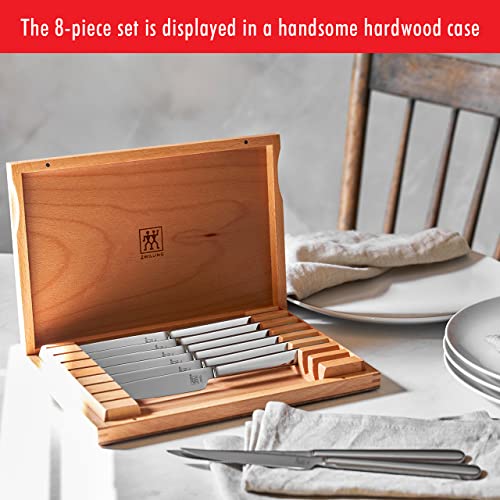 ZWILLING wood box presentation adds elegance for gifting and storage.