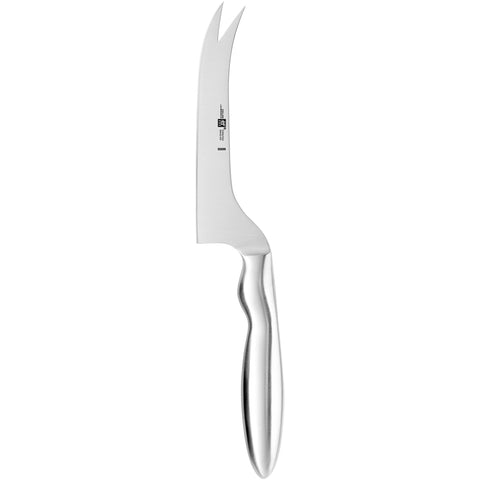 ZWILLING ergonomic matte-brushed handle for comfortable, precise control during cuts.
