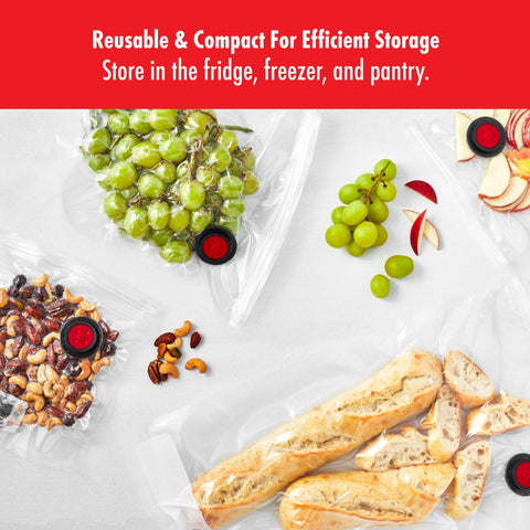 ZWILLING Fresh & Save bags connect to vacuum pump for fast air removal