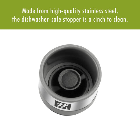 ZWILLING Fresh & Save compatibility with wine, juices, and oils for flexible use.