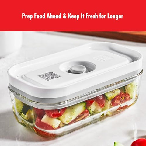 ZWILLING Fresh & Save cordless vacuum pump for quick, quiet sealing.