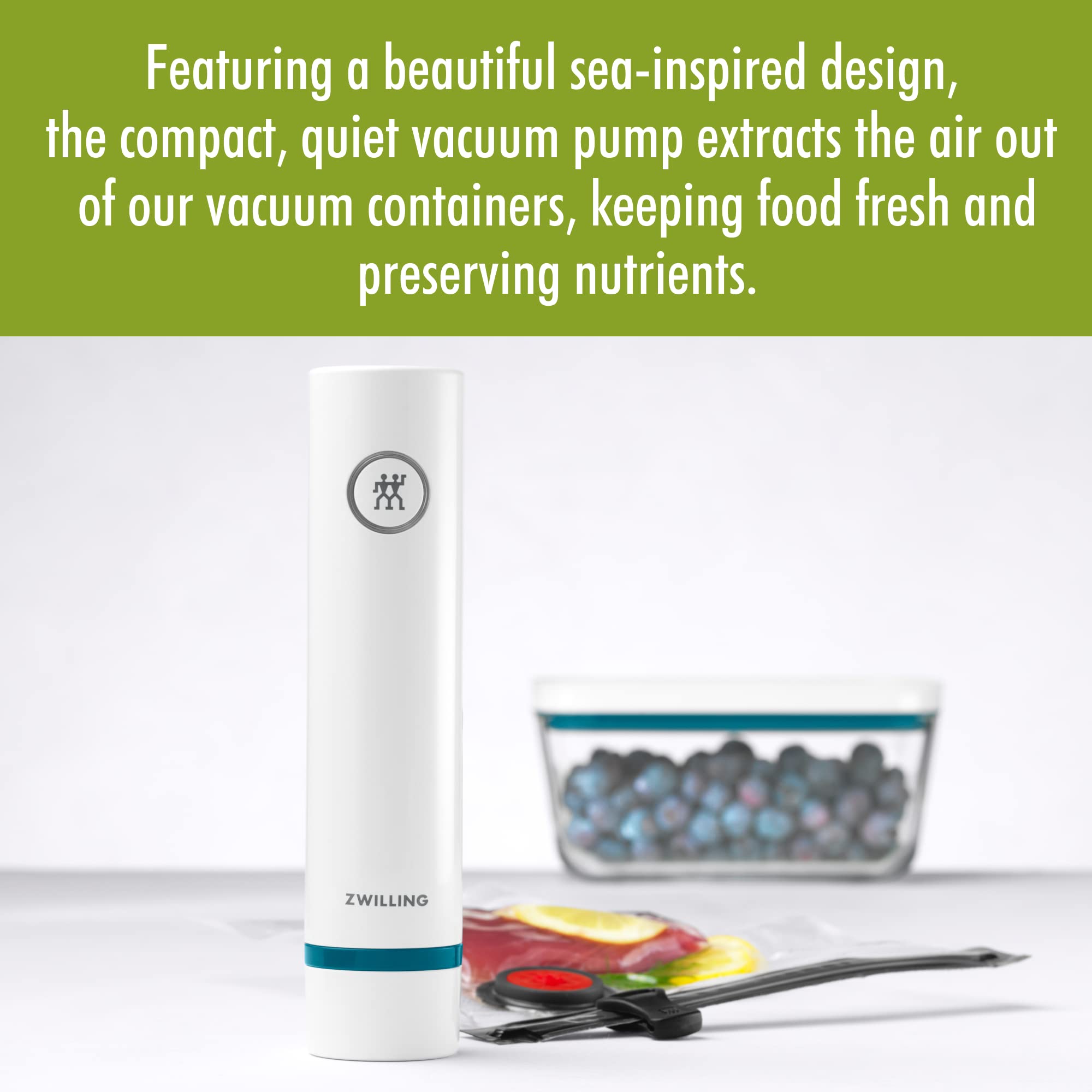 ZWILLING Fresh & Save pump enables marinating and sous vide under vacuum for flavorful meals
