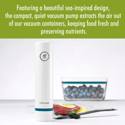 ZWILLING Fresh & Save pump enables marinating and sous vide under vacuum for flavorful meals