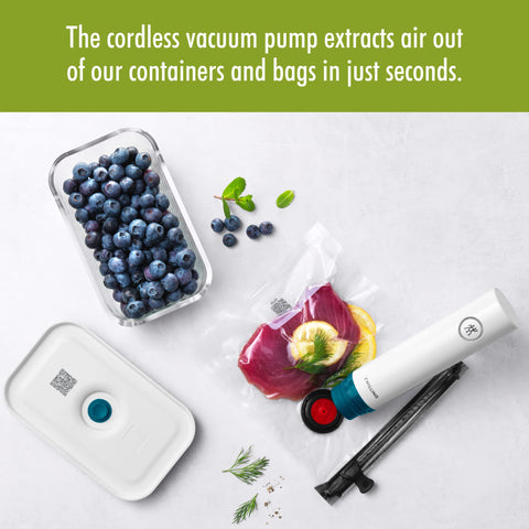 ZWILLING Fresh & Save pump operates quietly and compactly for everyday kitchen use