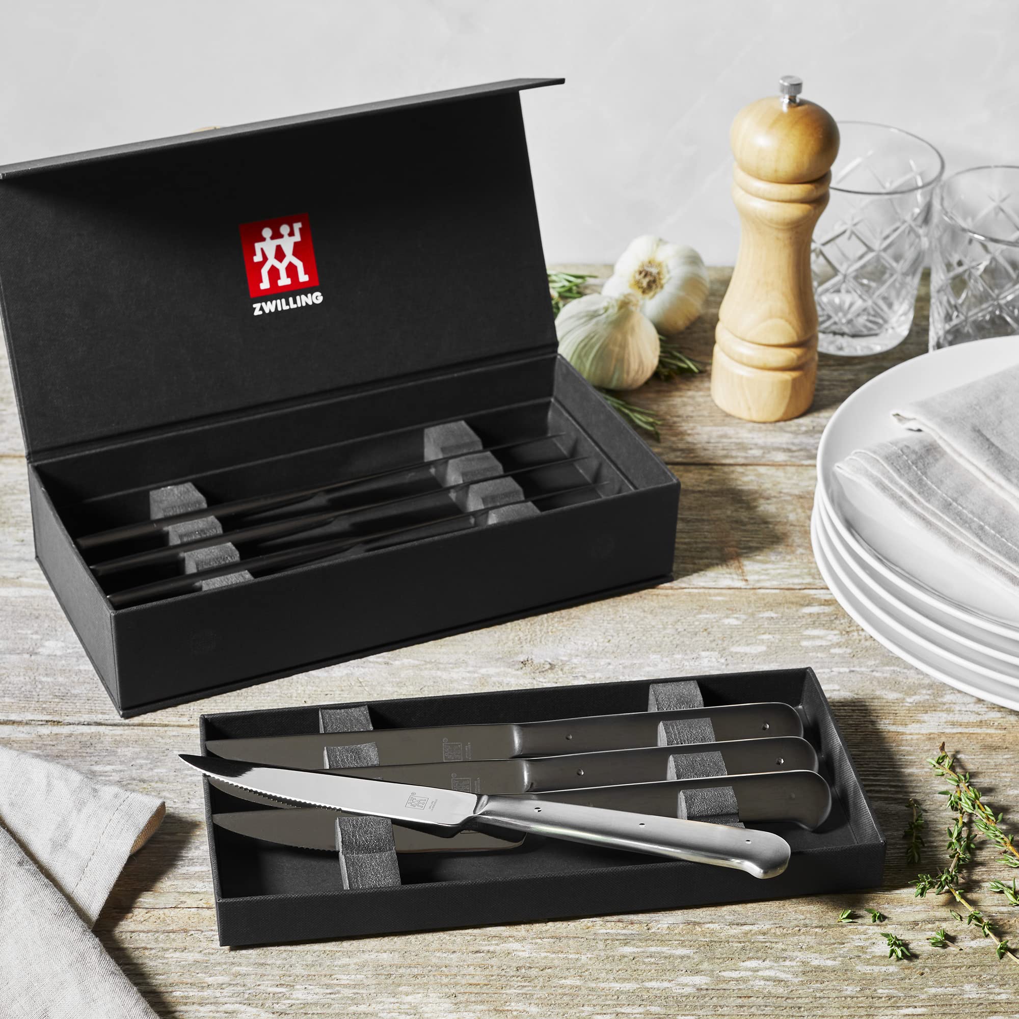 ZWILLING gift-ready set showcases premium craftsmanship and elegant presentation.