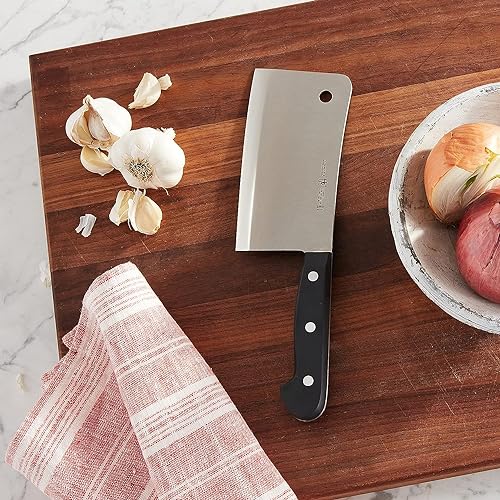 Zwilling Henckels Classic 6-inch cleaver handle for balanced, comfortable grip