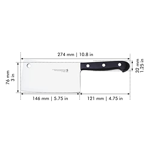 Zwilling Henckels Classic 6-inch cleaver hanging hole for easy storage