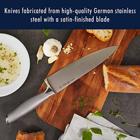 ZWILLING Modernist ergonomic handles offer a comfortable grip.