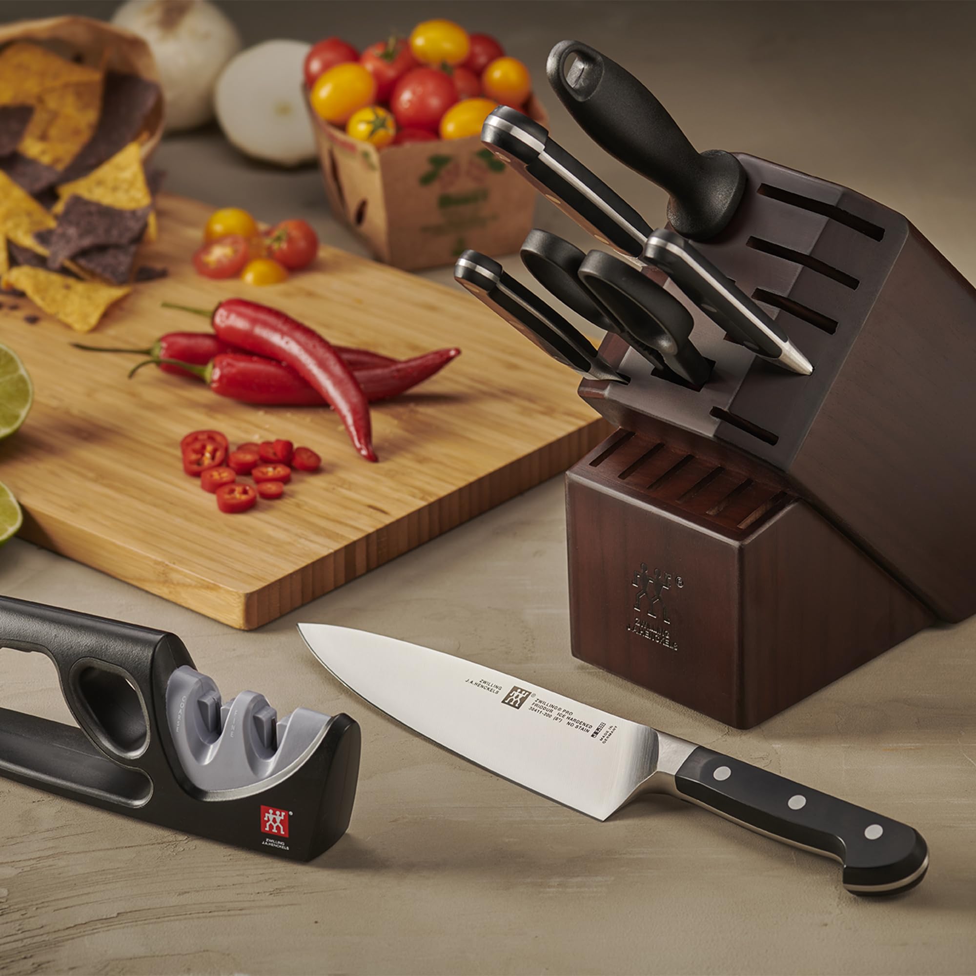 ZWILLING Pro 5.5-inch prep knife ideal for slicing herbs