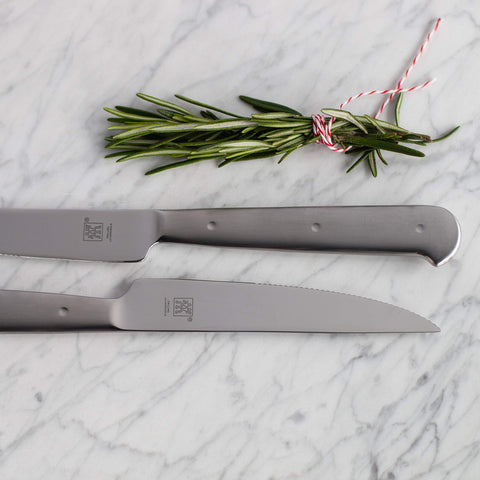 ZWILLING stainless steel blade forged from a single piece for durability.
