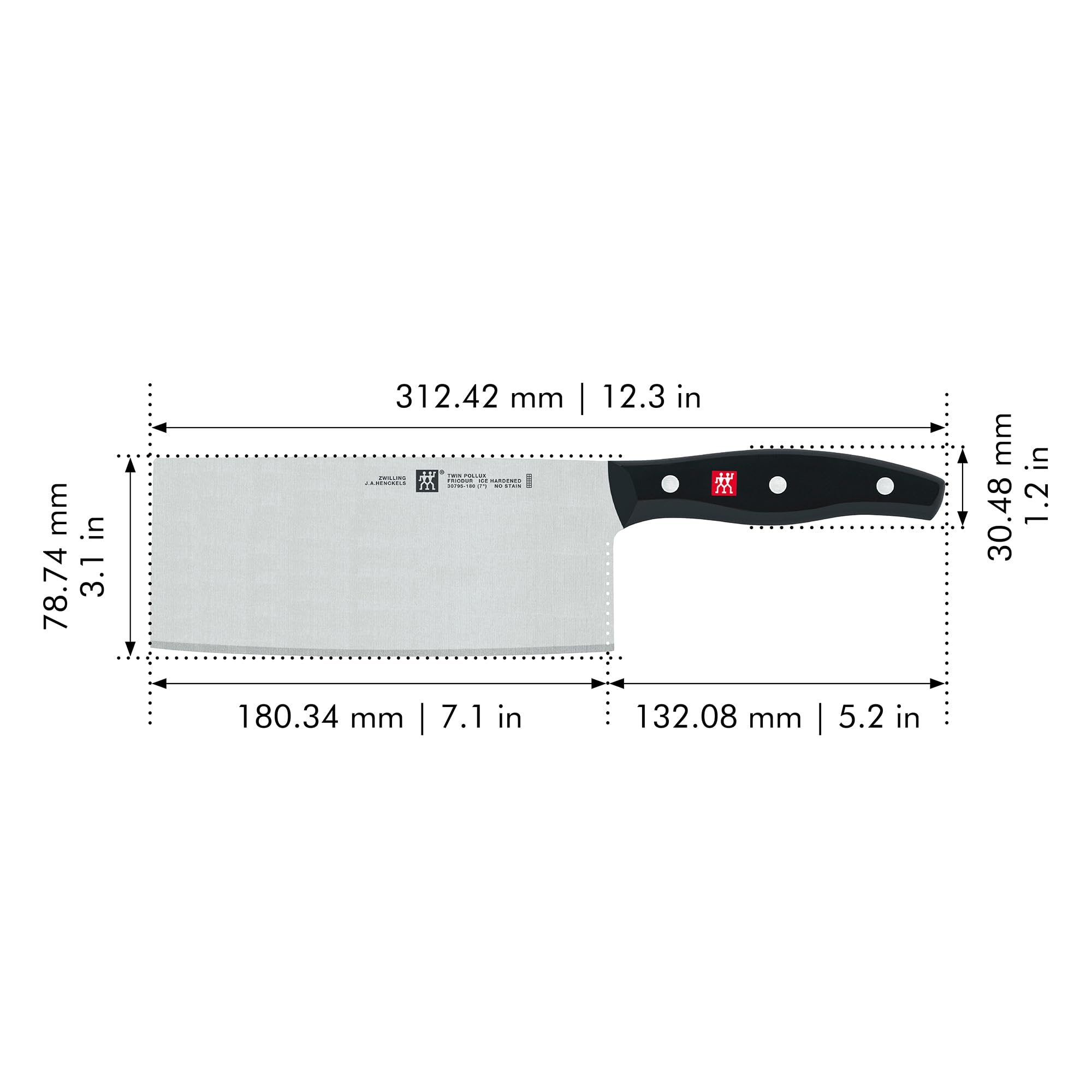 ZWILLING full-tang design enhances balance and durability