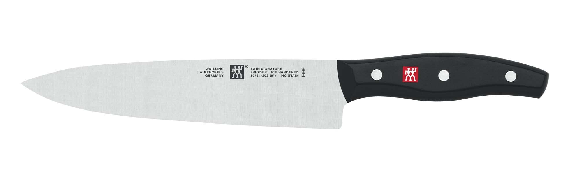 ZWILLING Twin Signature full-tang ergonomic handle for balanced control