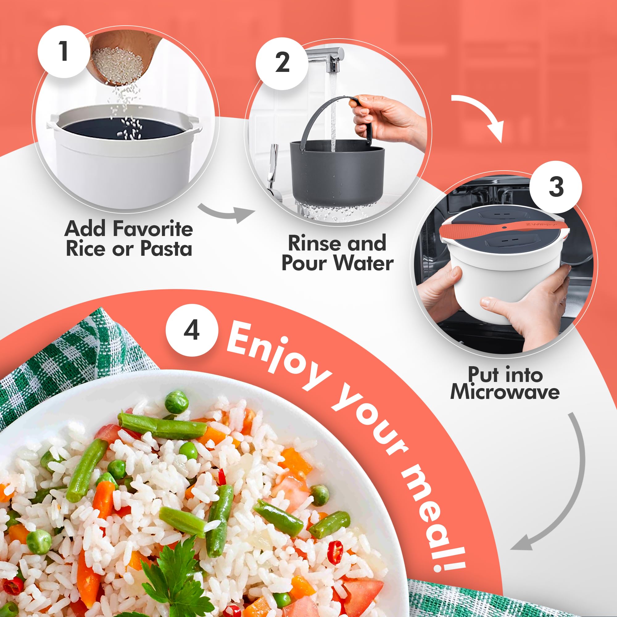 Zwippy compact dorm kitchen-friendly design fits small spaces.