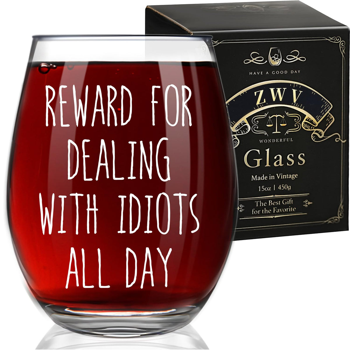 ZWV Reward gift box with Kraft packaging for easy gifting.