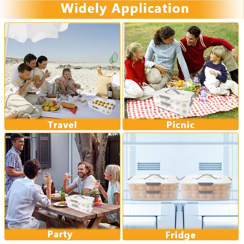 Zxbaers compact fridge organizer for egg trays fits small kitchens