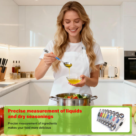 ZxlFiersp compact stackable spoon set saves space in busy kitchens