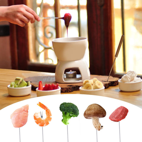 Zxmissu party-ready fondue set ideal for dinners, picnics, and celebrations.