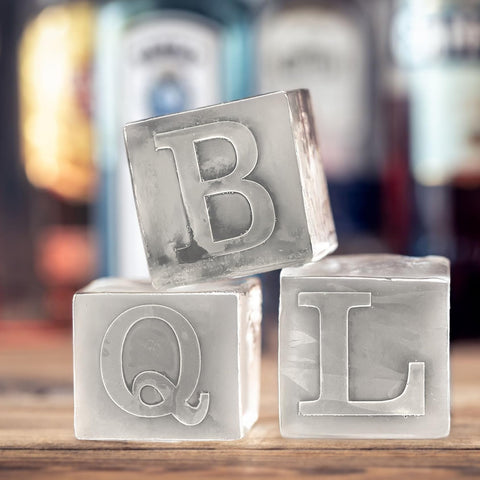 ZXYJJN silicone cocktail ice cube mold with four cavities