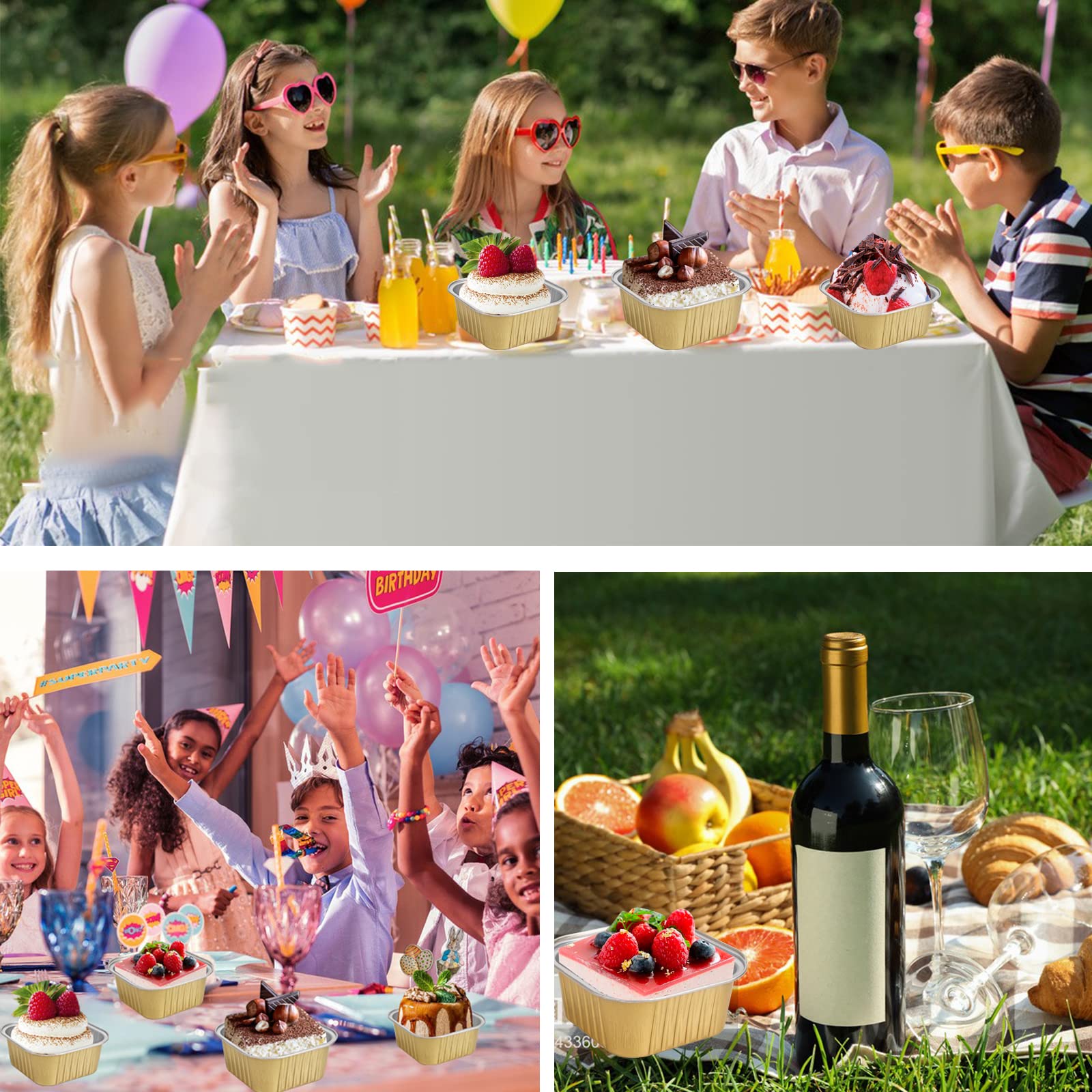 Zycozzn 150ml dessert cups perfect for catering and celebrations