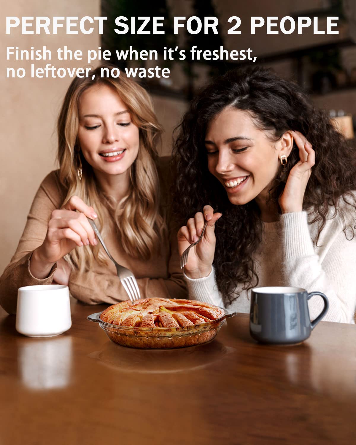 ZYER 7.5-inch baking dish ideal for two servings and reheating