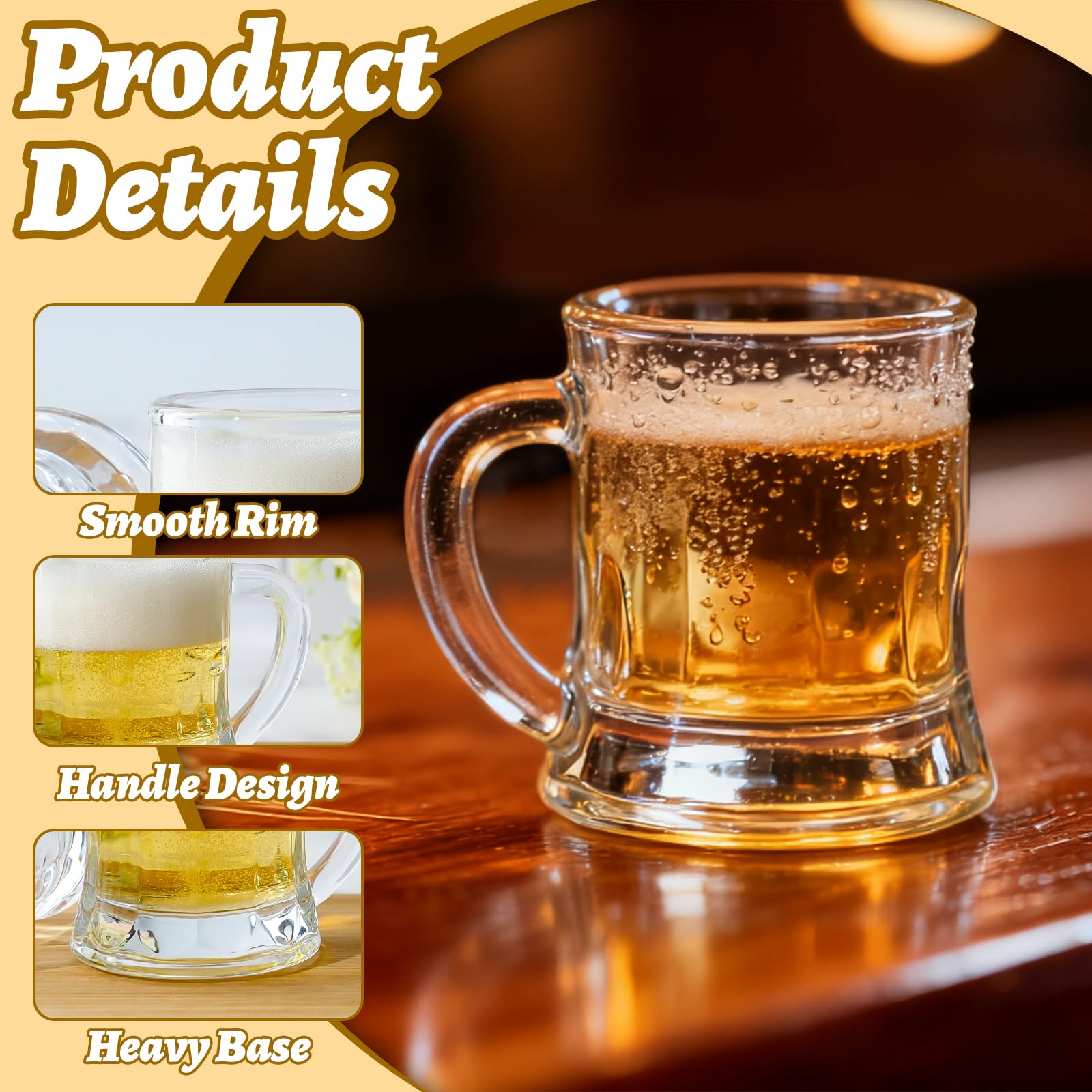 ZYFLSIYU mini mugs shown in tasting setup for gatherings.