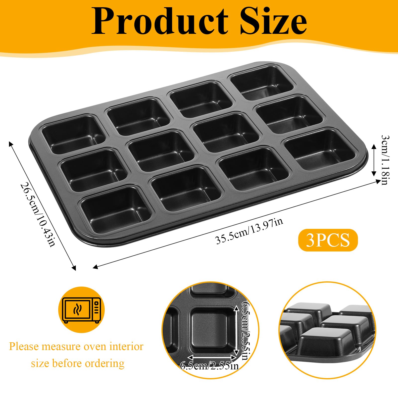 Zyghjort nonstick coating facilitates easy release and quick cleanup after treats.