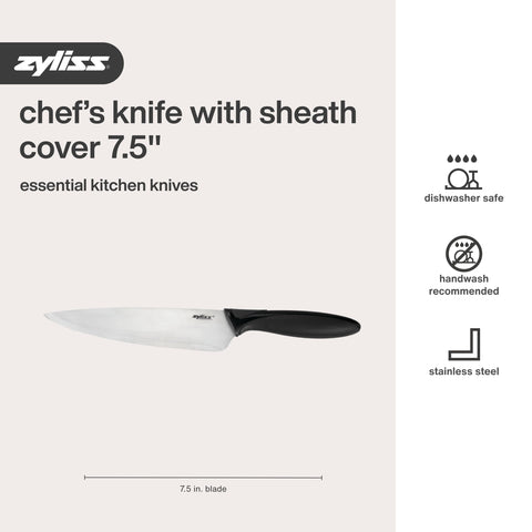 Zyliss high-carbon stainless blade for durable edge retention