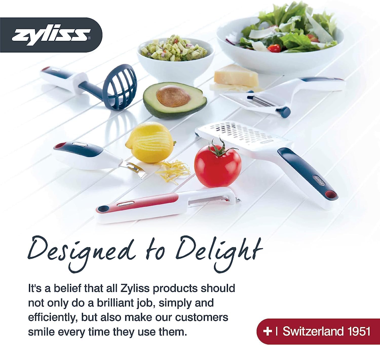 Zyliss kitchen accessories trusted by everyday cooks and gourmet chefs.