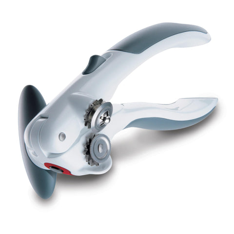 Zyliss Lock N' Lift can opener with locking mechanism reduces hand strain