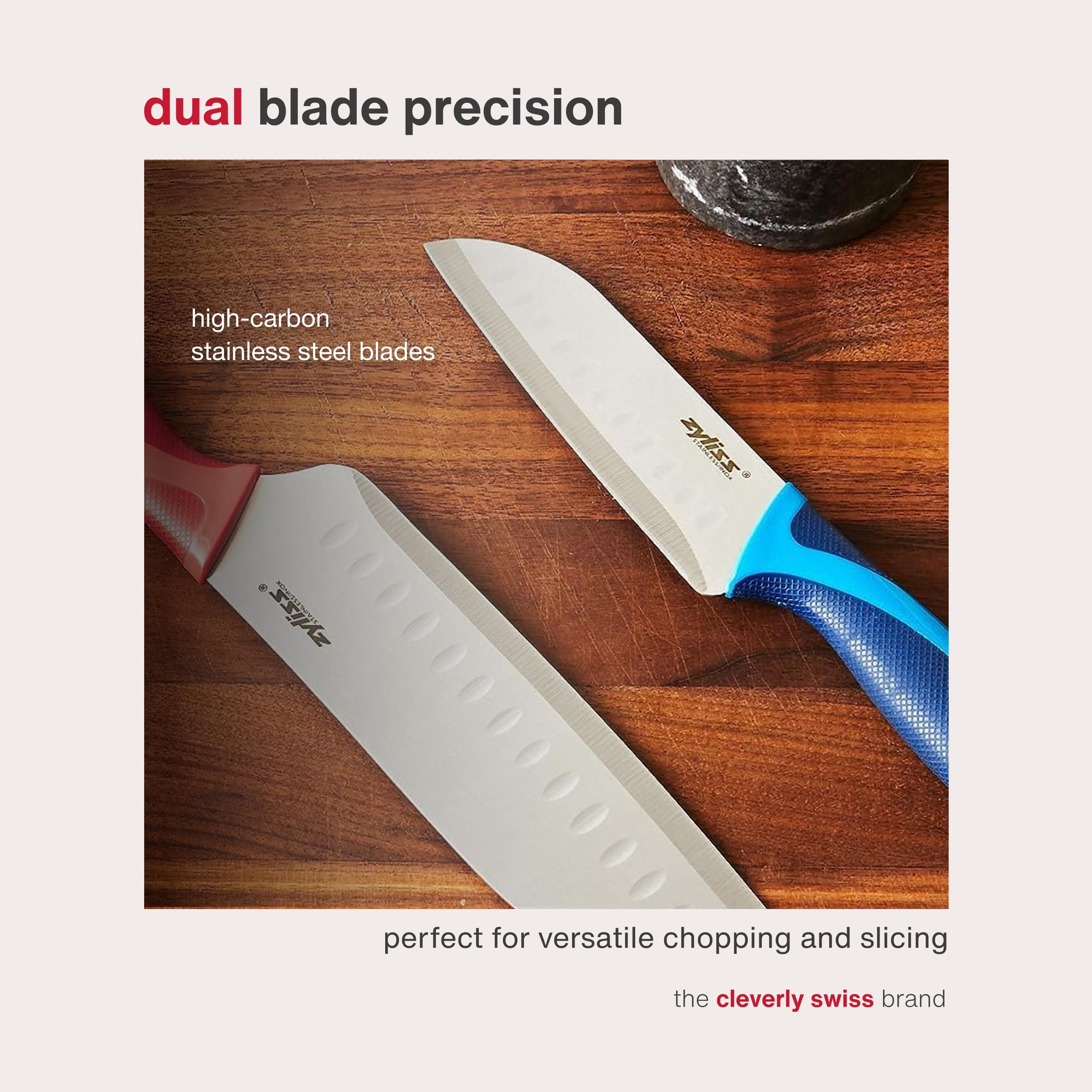 Zyliss protective knife sheath guards blades during storage or travel