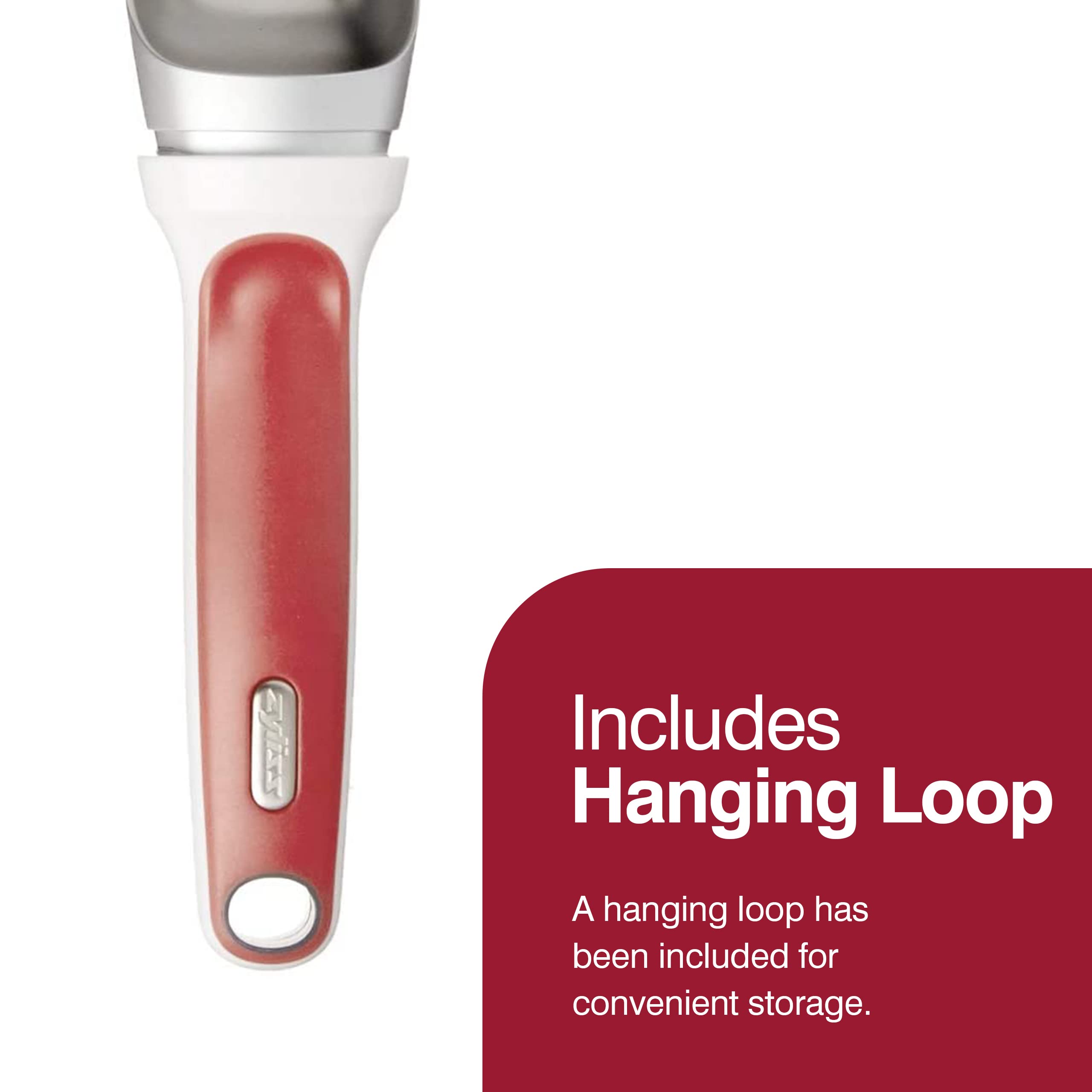 Zyliss Right Scoop dishwasher-safe for simple cleanup after desserts.