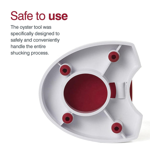 Zyliss safety guard helps prevent slips during shucking.