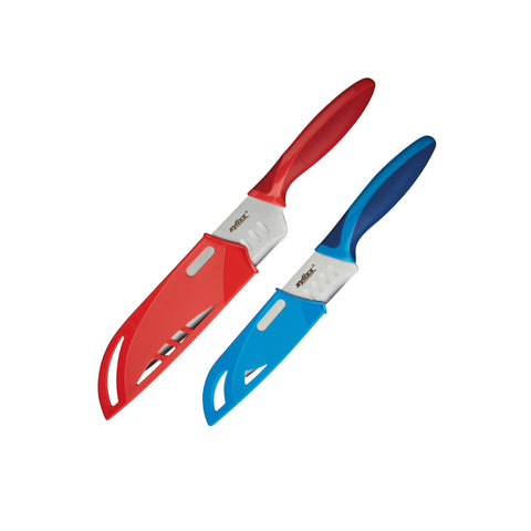Zyliss 5-inch Santoku knife for precise vegetable slicing and control
