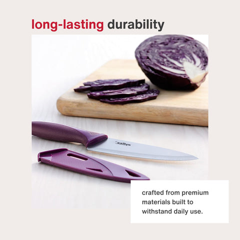 Versatile paring knife ideal for fruit, vegetable, and meat prep.