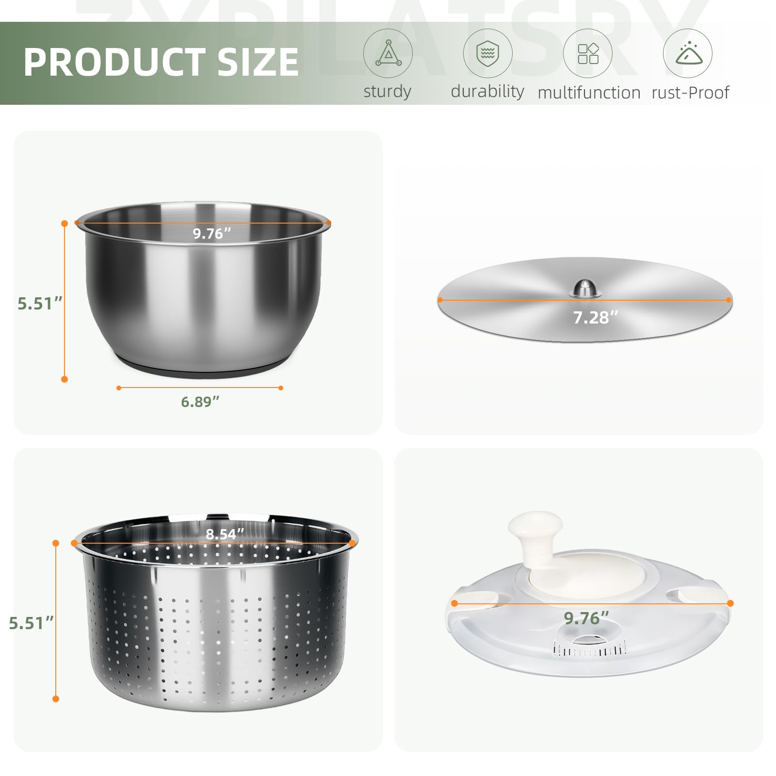Zypilatsry easy-clean-design helps with post prep cleanup