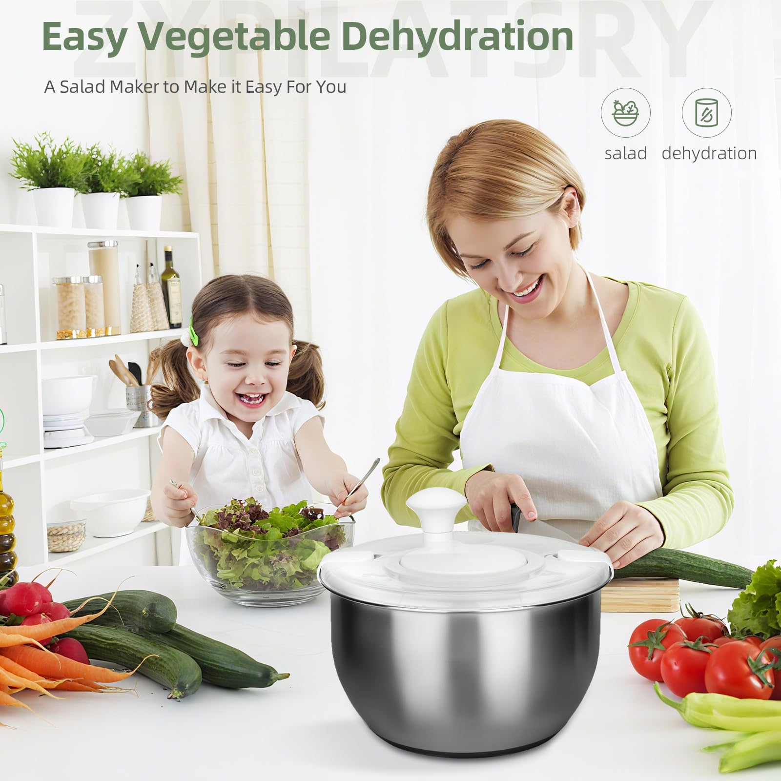 Zypilatsry easy-locking-clips keep splashes contained during prep
