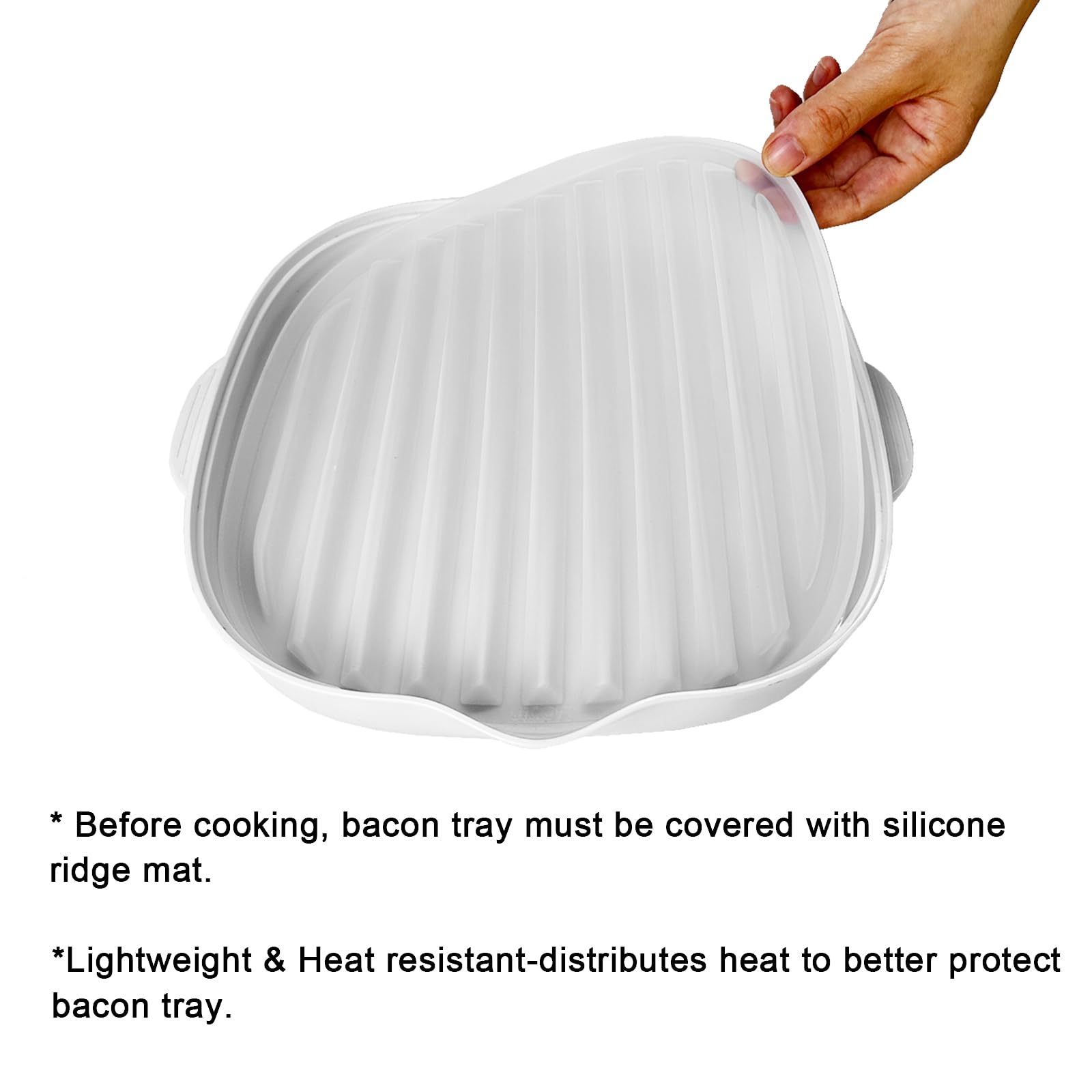 ZYXGOGOGO 9-inch white tray fits most microwaves and kitchens