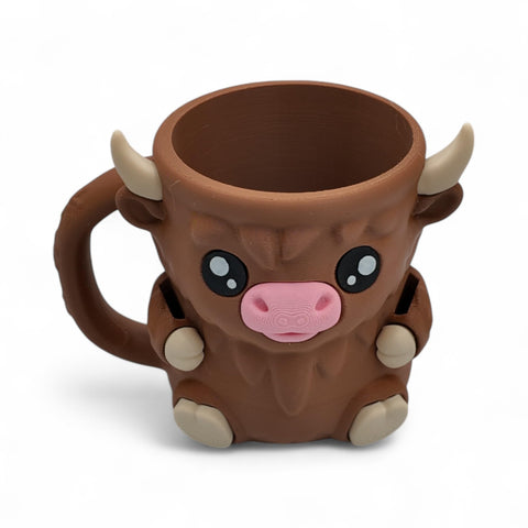 ZZ LIFE Ramen noodle cup holder cow design offers versatile use.