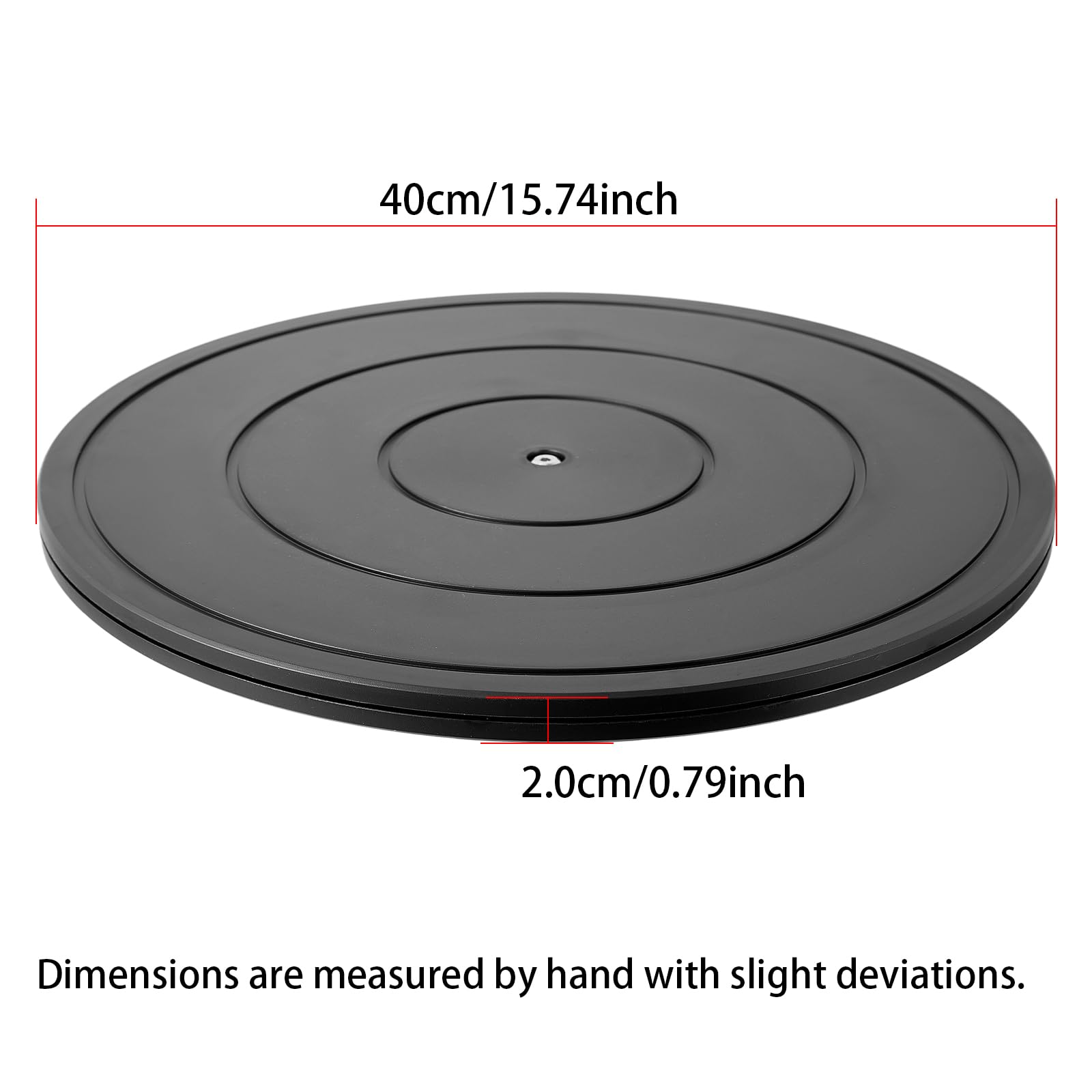 ZZRANYE 360-degree rotating lazy Susan base for effortless access to items on desks or tables.