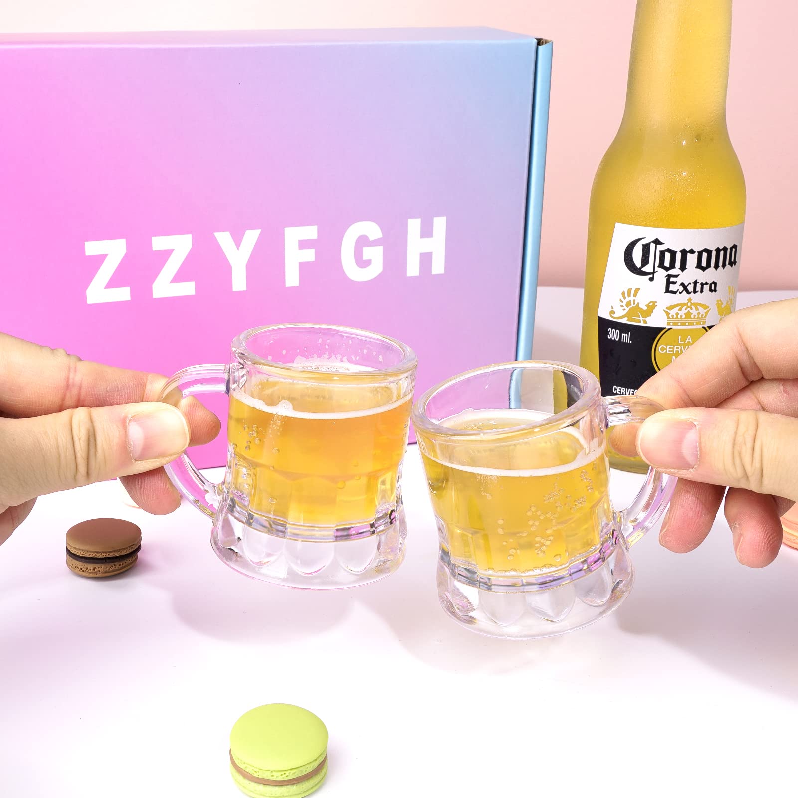 ZZYFGH thick-base design shot glass provides stable placement.